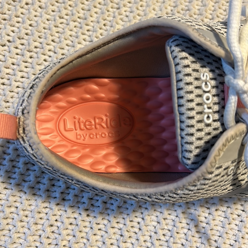 Crocs LiteRide Mesh  Gray Comfort Sneakers Women's Size 10 - Picture 2 of 11